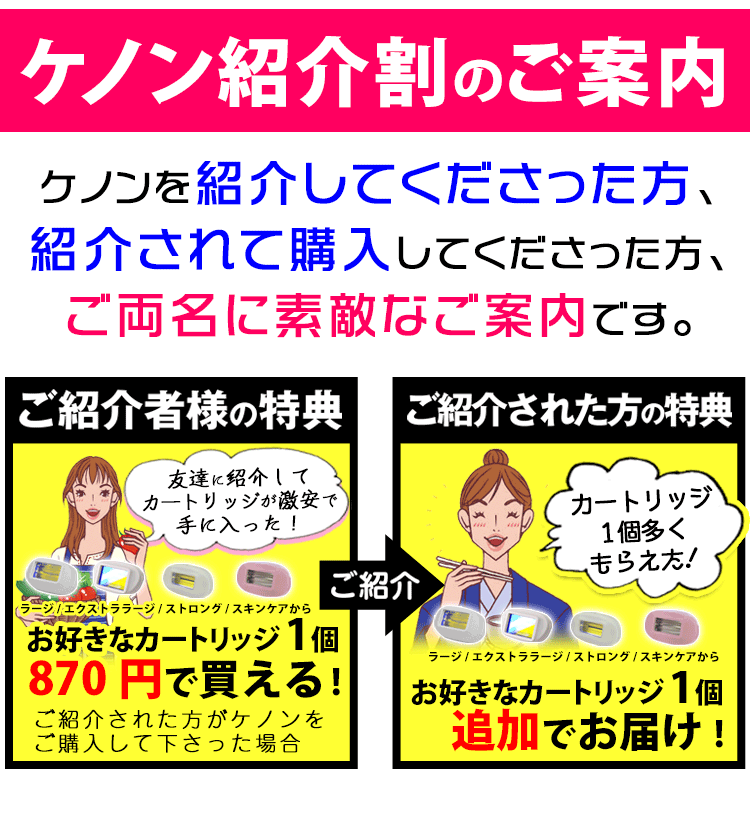 ケノン紹介割